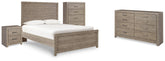 J&M Furniture - Ashley Furniture - Culverbach Full Panel Bed, Dresser, Chest and Nightstand - Full Panel Bed, Dresser, Chest and Nightstand - B070B18