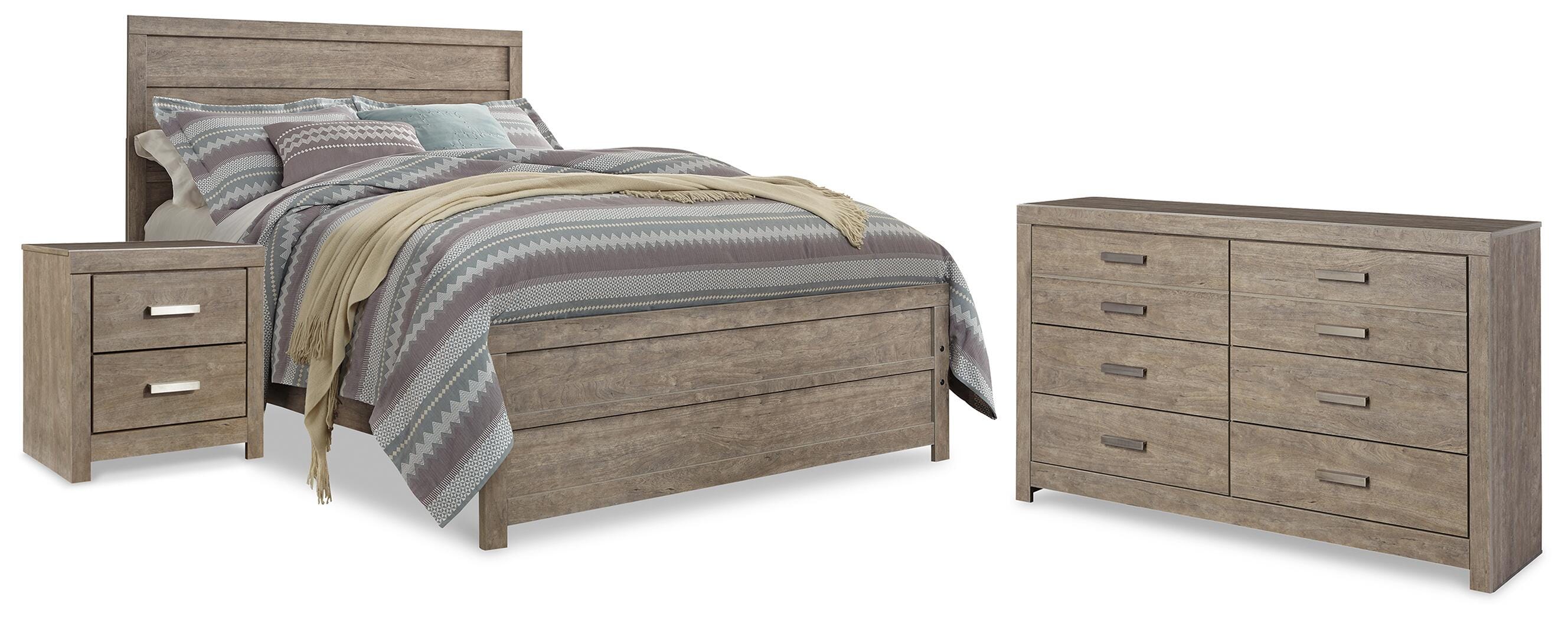 J&M Furniture - Ashley Furniture - Culverbach Queen Panel Bed, Dresser and Nightstand - Queen Panel Bed, Dresser and Nightstand - B070B31