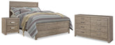J&M Furniture - Ashley Furniture - Culverbach Queen Panel Bed, Dresser and Nightstand - Queen Panel Bed, Dresser and Nightstand - B070B31