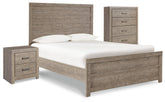 J&M Furniture - Ashley Furniture - Culverbach Full Panel Bed with Chest of Drawers and Nightstand - Full Panel Bed with Chest of Drawers and Nightstand - B070B12