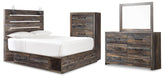 J&M Furniture - Ashley Furniture - Drystan Queen Panel Bed with Storage, Dresser, Mirror and Chest - Queen Panel Bed with Storage, Dresser, Mirror and Chest - B211B96