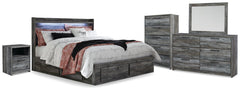 J&M Furniture - Ashley Furniture - Baystorm King Storage Bed, Dresser, Mirror, Chest and Nightstand - King Storage Bed, Dresser, Mirror, Chest and Nightstand - B221B83