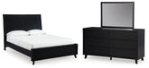 J&M Furniture - Ashley Furniture - Danziar Queen Panel Platform Bed, Dresser and Mirror - Queen Panel Platform Bed, Dresser and Mirror - B1013B15