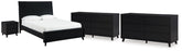 J&M Furniture - Ashley Furniture - Danziar Queen Panel Bed, 2 Dressers and Nightstand - Queen Panel Bed, 2 Dressers and Nightstand - B1013B31