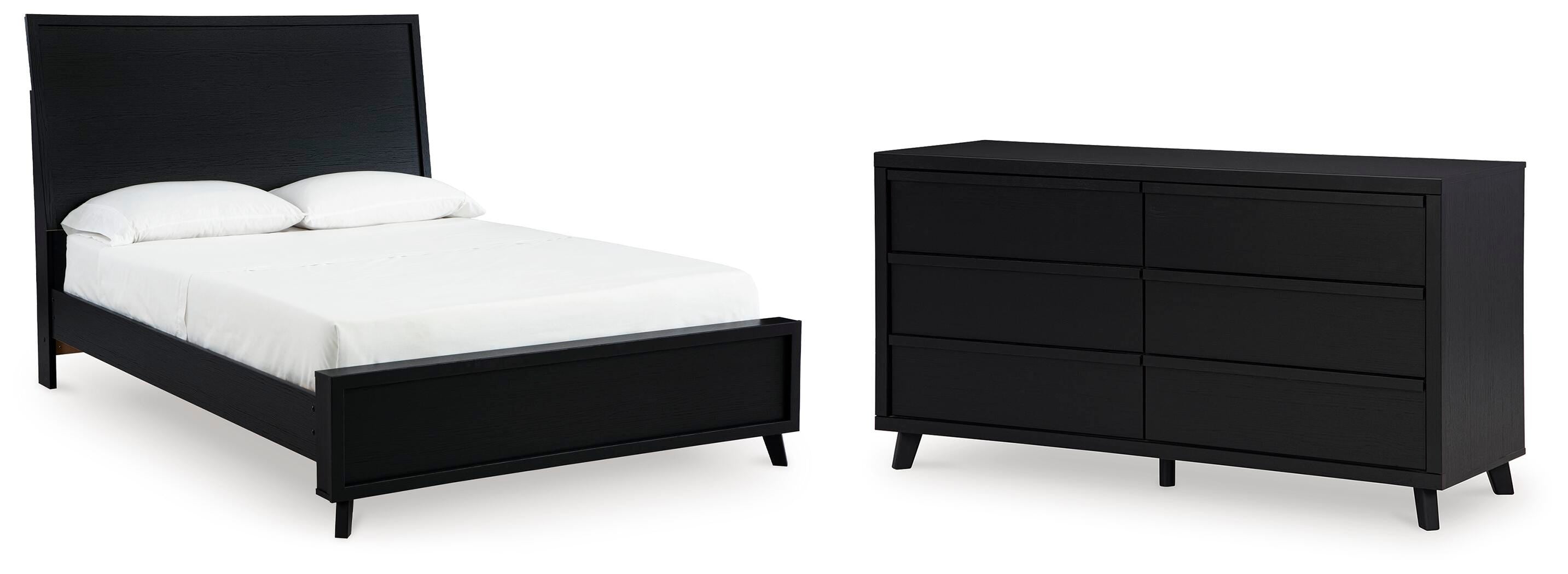 J&M Furniture - Ashley Furniture - Danziar Queen Panel Bed and Dresser - Queen Panel Bed and Dresser - B1013B34