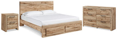 J&M Furniture - Ashley Furniture - Hyanna Queen Panel Storage Bed, Dresser and Nightstand - Queen Panel Storage Bed, Dresser and Nightstand - B1050B60