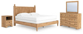 J&M Furniture - Ashley Furniture - Aleaport King Panel Bed, Dresser, Mirror and Nightstand - King Panel Bed, Dresser, Mirror and Nightstand - PCB1075B10