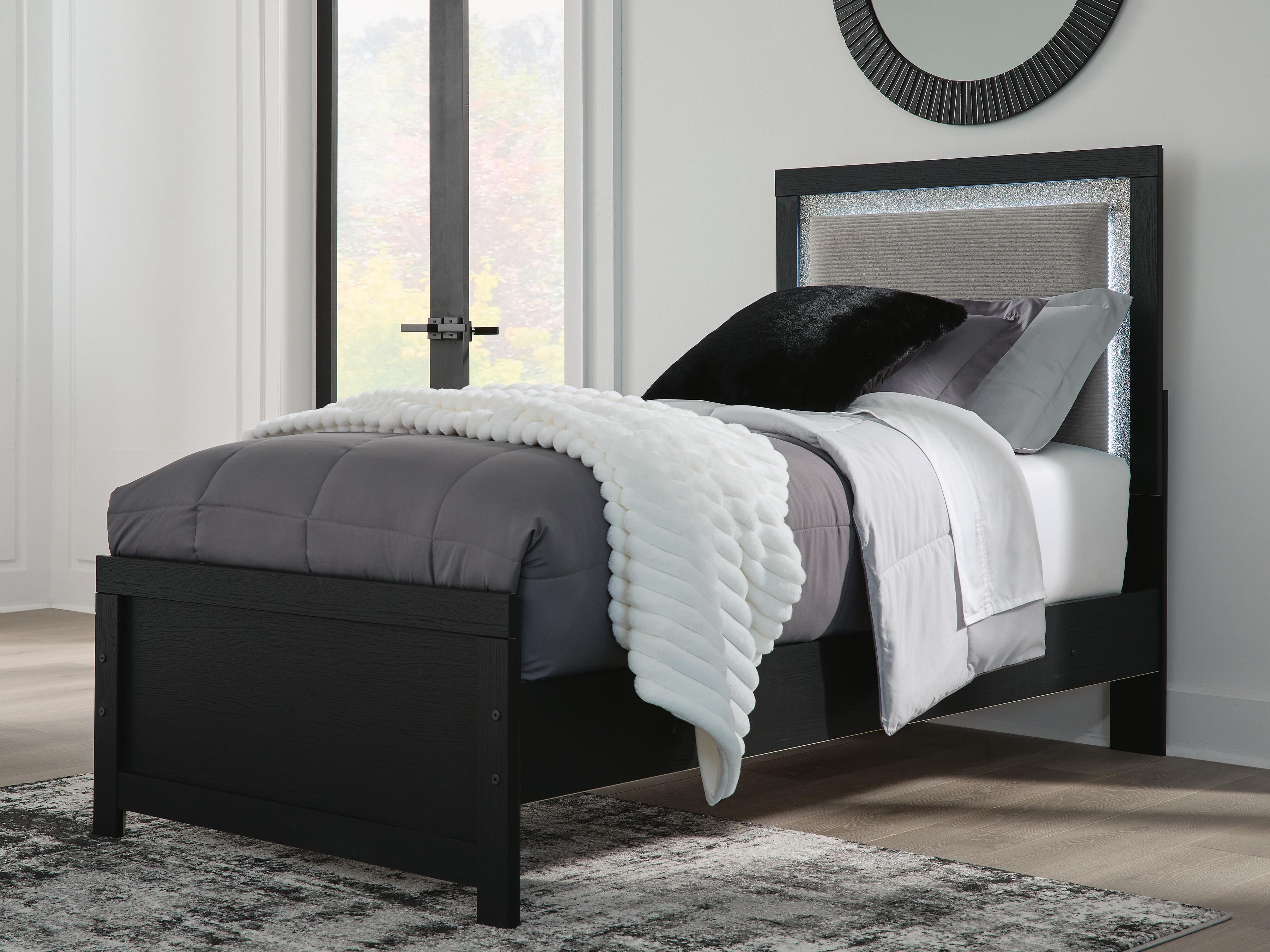 J&M Furniture - Ashley Furniture - Maeling Twin Upholstered Panel Bed - Twin Upholstered Panel Bed - PCB1115B2