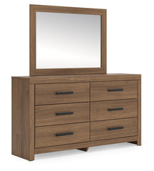 Broachmyn Twin Panel Bed, Dresser and Mirror