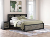 J&M Furniture - Ashley Furniture - Broachmyn King Bookcase Panel Bed - King Bookcase Panel Bed - PCB1118B19