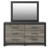 Broachmyn Queen Bookcase Bed, Dresser and Mirror