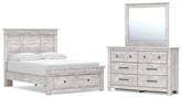 J&M Furniture - Ashley Furniture - Makidern Full Panel Storage Bed, Dresser and Mirror - Full Panel Storage Bed, Dresser and Mirror - PCB1171B25