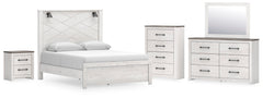 J&M Furniture - Ashley Furniture - Gerridan Queen Panel Bed, Dresser, Mirror, Chest and Nightstand - Queen Panel Bed, Dresser, Mirror, Chest and Nightstand - B1190B37