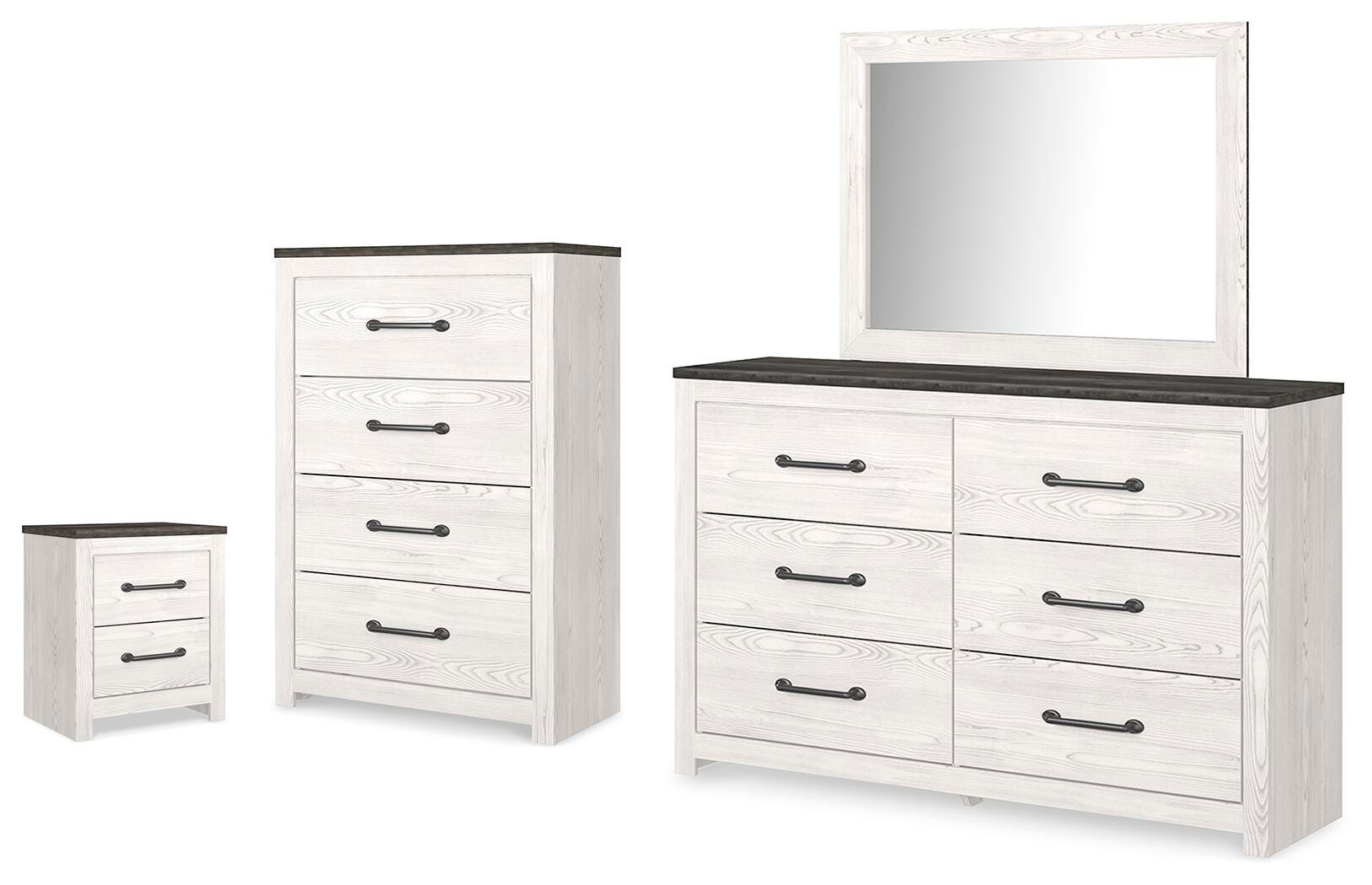 J&M Furniture - Ashley Furniture - Gerridan Dresser, Mirror, Chest and Nightstand - Dresser, Mirror, Chest and Nightstand - B1190B40