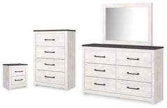 Gerridan Dresser, Mirror, Chest and Nightstand