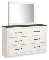 J&M Furniture - Ashley Furniture - Gerridan Queen Panel Bed with Dresser and Mirror, Chest and 2 Nightstands - Queen Panel Bed with Dresser, Mirror, Chest and 2 Nightstands / White/Gray - B1190B13