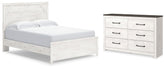 J&M Furniture - Ashley Furniture - Gerridan Queen Panel Bed and Dresser - Queen Panel Bed and Dresser - B1190B34