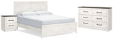 J&M Furniture - Ashley Furniture - Gerridan King Panel Bed, Dresser and Nightstand - King Panel Bed, Dresser and Nightstand - B1190B23