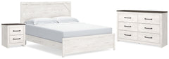 J&M Furniture - Ashley Furniture - Gerridan King Panel Bed, Dresser and Nightstand - King Panel Bed, Dresser and Nightstand - B1190B23