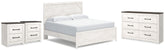 J&M Furniture - Ashley Furniture - Gerridan King Panel Bed, Dresser and 2 Nightstands - King Panel Bed, Dresser and 2 Nightstands - B1190B32