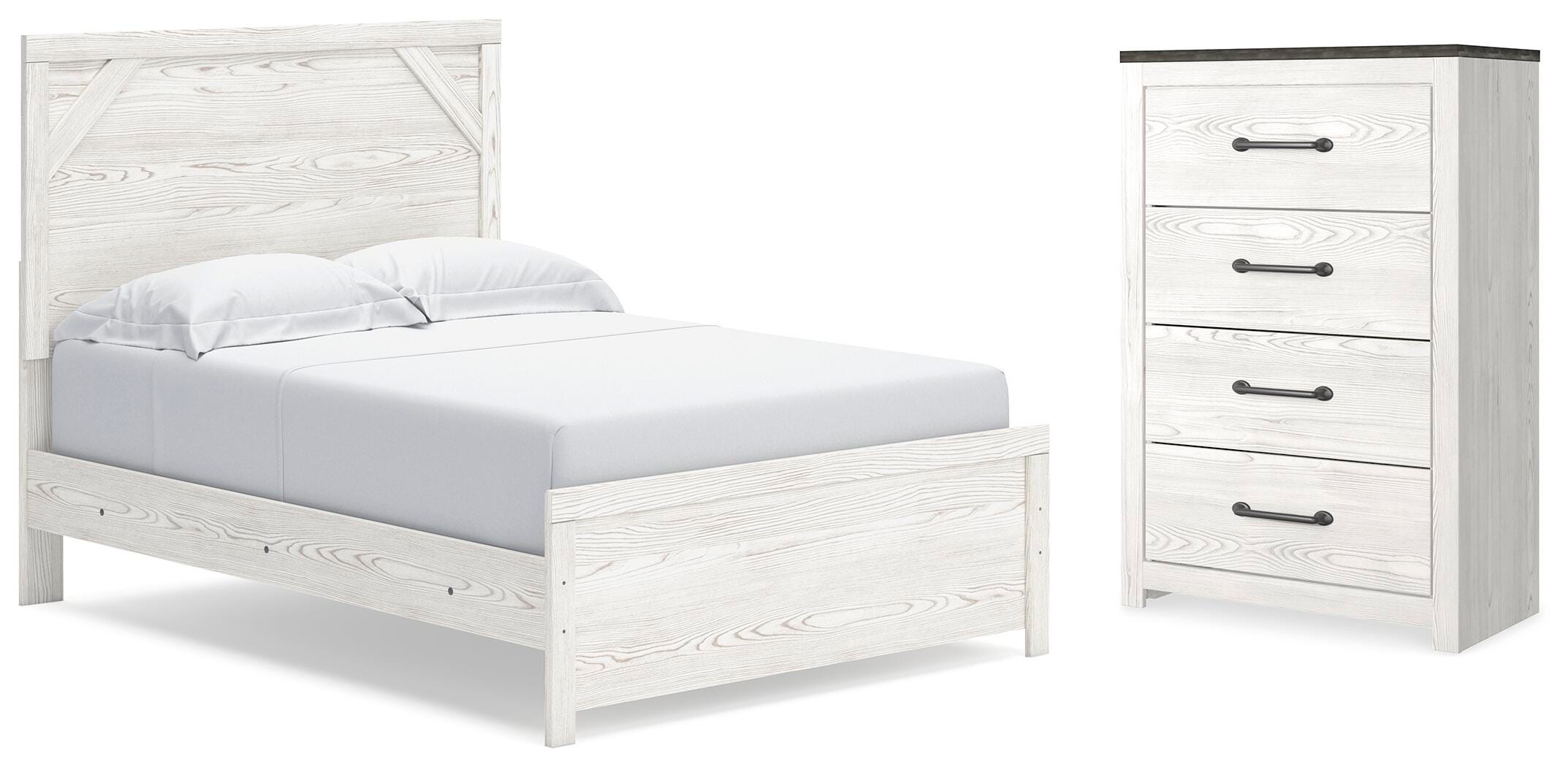 J&M Furniture - Ashley Furniture - Gerridan Full Panel Bed and Chest - Full Panel Bed and Chest - B1190B36