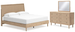 J&M Furniture - Ashley Furniture - Cielden King Panel Bed, Dresser and Mirror - King Panel Bed, Dresser and Mirror - B1199B11