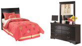 J&M Furniture - Ashley Furniture - Huey Vineyard Twin Sleigh Headboard, Dresser and Mirror - Twin Sleigh Headboard, Dresser and Mirror - B128B44