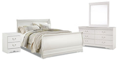 J&M Furniture - Ashley Furniture - Anarasia Queen Sleigh Bed, Dresser, Mirror and Nightstand - Queen Sleigh Bed, Dresser, Mirror and Nightstand - B129B9