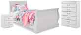 J&M Furniture - Ashley Furniture - Anarasia Twin Sleigh Bed, Chest and Nightstand - Twin Sleigh Bed, Chest and Nightstand - B129B25