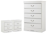J&M Furniture - Ashley Furniture - Anarasia Chest and 2 Nightstands - Chest and 2 Nightstands - B129B26