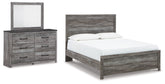 J&M Furniture - Ashley Furniture - Bronyan Queen Panel Bed, Dresser and Mirror - Queen Panel Bed, Dresser and Mirror - B1290B3