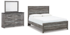J&M Furniture - Ashley Furniture - Bronyan Queen Panel Bed, Dresser and Mirror - Queen Panel Bed, Dresser and Mirror - B1290B3