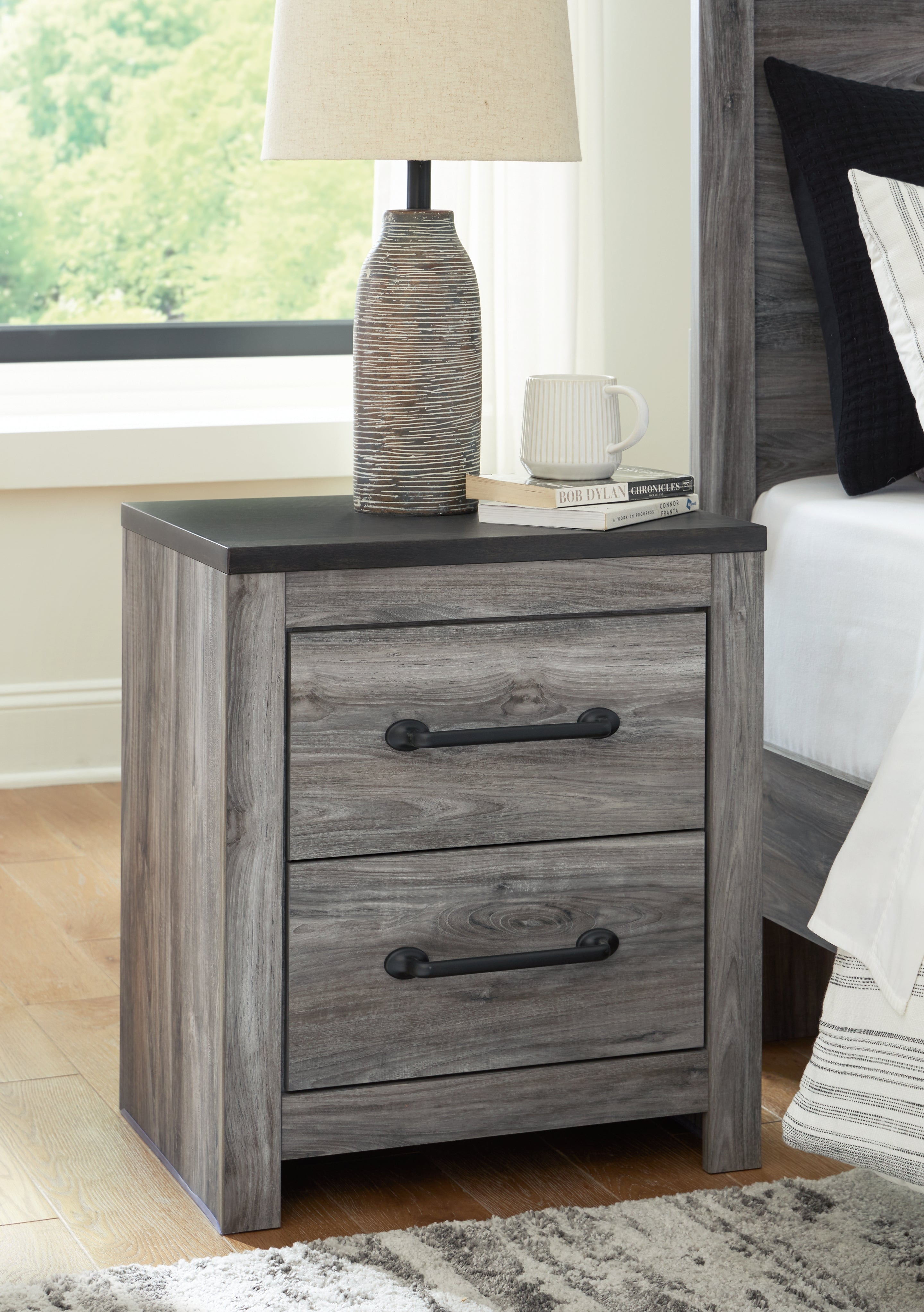 J&M Furniture - Ashley Furniture - Bronyan Nightstand - Two Drawer Night Stand - B1290-92