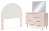 J&M Furniture - Ashley Furniture - Wistenpine Full Upholstered Panel Headboard, Dresser and Mirror - Full Upholstered Panel Headboard, Dresser and Mirror - B1323B11