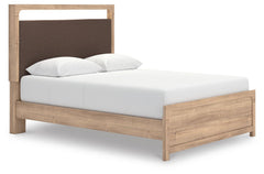 J&M Furniture - Ashley Furniture - Kinlanni Queen Upholstered Platform Bed - Queen Upholstered Platform Bed - PCB1360B10
