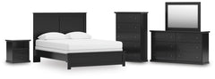 J&M Furniture - Ashley Furniture - Maribel Queen Panel Bed, Dresser, Mirror, Chest and Nightstand - Queen Panel Bed, Dresser, Mirror, Chest and Nightstand - B138B75