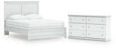 J&M Furniture - Ashley Furniture - Bostwick Shoals Queen Panel Bed and Dresser - Queen Panel Bed and Dresser - B139B56