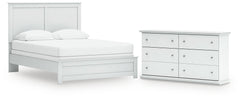 Bostwick Shoals Queen Panel Bed and Dresser