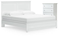 J&M Furniture - Ashley Furniture - Bostwick Shoals King Panel Bed and Chest - King Panel Bed and Chest - B139B63