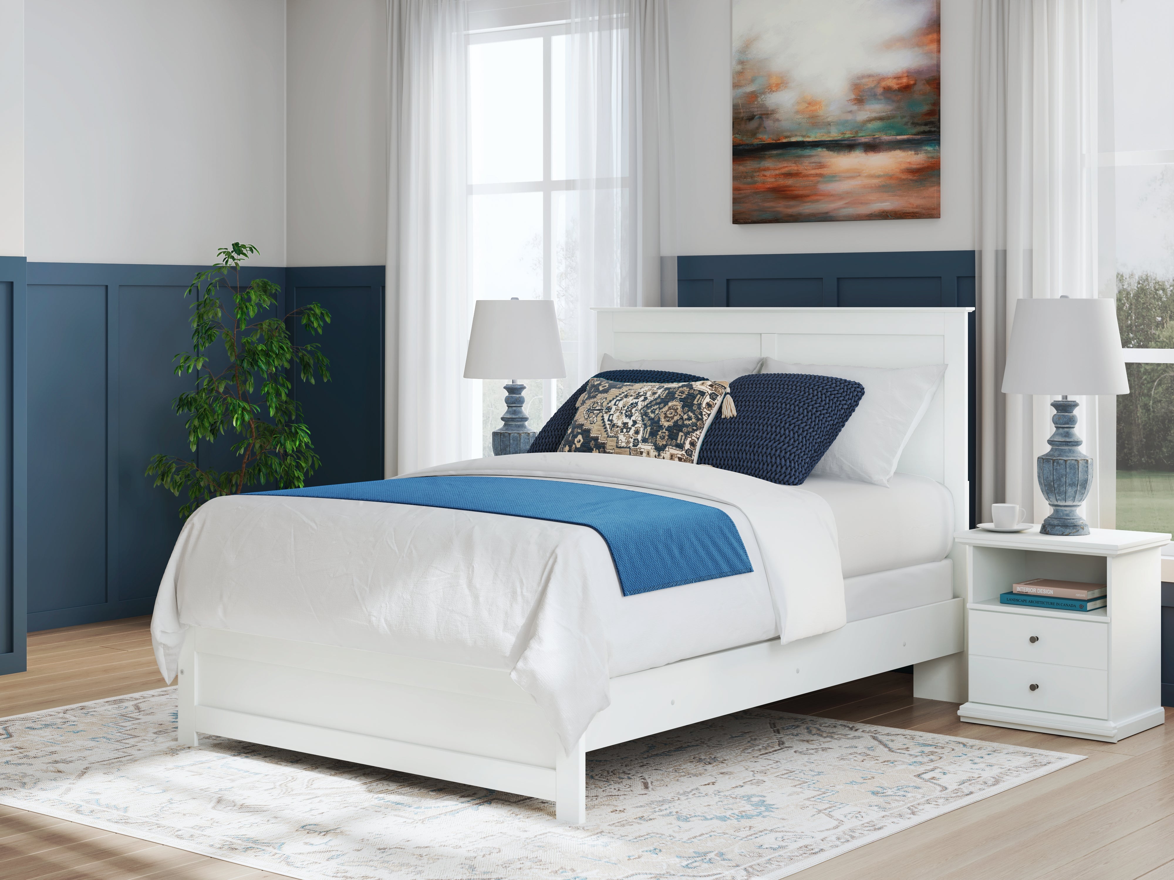 J&M Furniture - Ashley Furniture - Bostwick Shoals Queen Panel Bed - Queen Panel Bed - B139B43