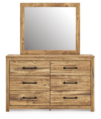 Maystonna Queen Panel Bed, Dresser and Mirror