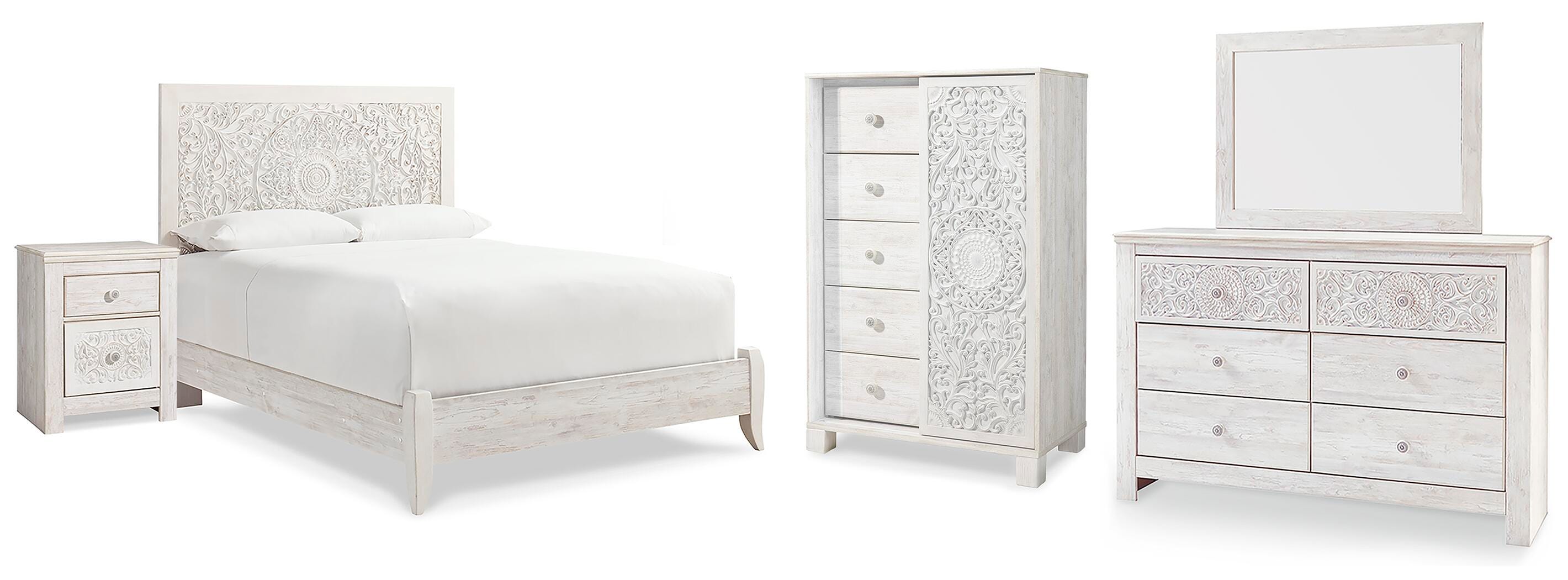 J&M Furniture - Ashley Furniture - Paxberry Queen Panel Bed, Dresser, Mirror, Chest and Nightstand - Queen Panel Bed, Dresser, Mirror, Chest and Nightstand - B181B35