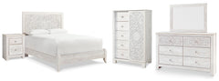 J&M Furniture - Ashley Furniture - Paxberry Queen Panel Bed, Dresser, Mirror, Chest and Nightstand - Queen Panel Bed, Dresser, Mirror, Chest and Nightstand - B181B35