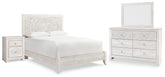 J&M Furniture - Ashley Furniture - Paxberry Queen Panel Bed, Dresser, Mirror and Nightstand - Queen Panel Bed, Dresser, Mirror and Nightstand - B181B16