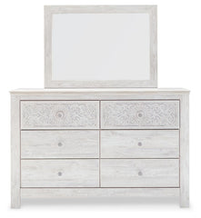 Paxberry Queen Panel Bed, Dresser, Mirror, Chest and Nightstand