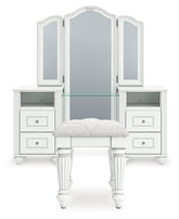 J&M Furniture - Ashley Furniture - Kozlani Vanity, Mirror and Stool - Vanity, Mirror and Stool - PCB1819B11
