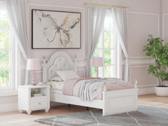 J&M Furniture - Ashley Furniture - Kozlani Twin Upholstered Panel Bed - Twin Upholstered Panel Bed - PCB1819B5
