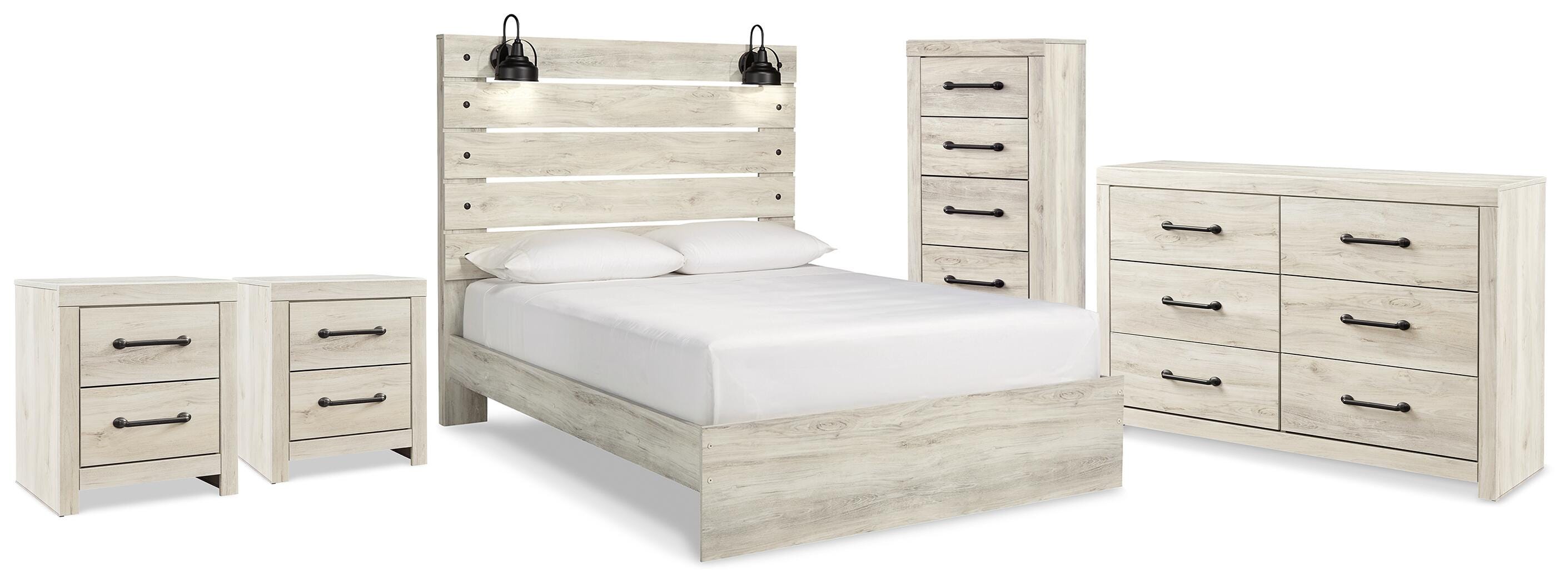 J&M Furniture - Ashley Furniture - Cambeck Queen Panel Storage Bed, Dresser, Chest and 2 Nightstands - Queen Panel Storage Bed, Dresser, Chest and 2 Nightstands - B192B120