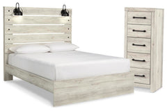 J&M Furniture - Ashley Furniture - Cambeck Queen Panel Bed and Chest - Queen Panel Bed and Chest - B192B121