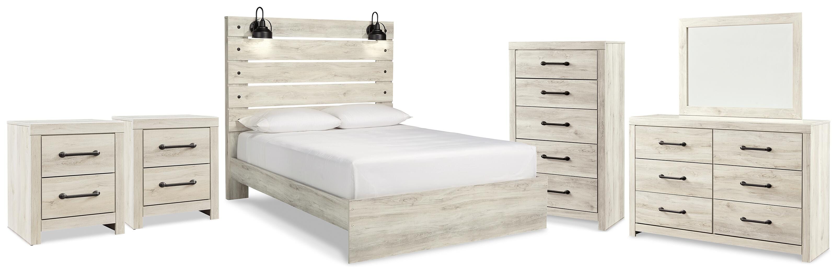 J&M Furniture - Ashley Furniture - Cambeck Queen Panel Bed, Dresser, Mirror, Chest and 2 Nightstands - Queen Panel Bed, Dresser, Mirror, Chest and 2 Nightstands - B192B108